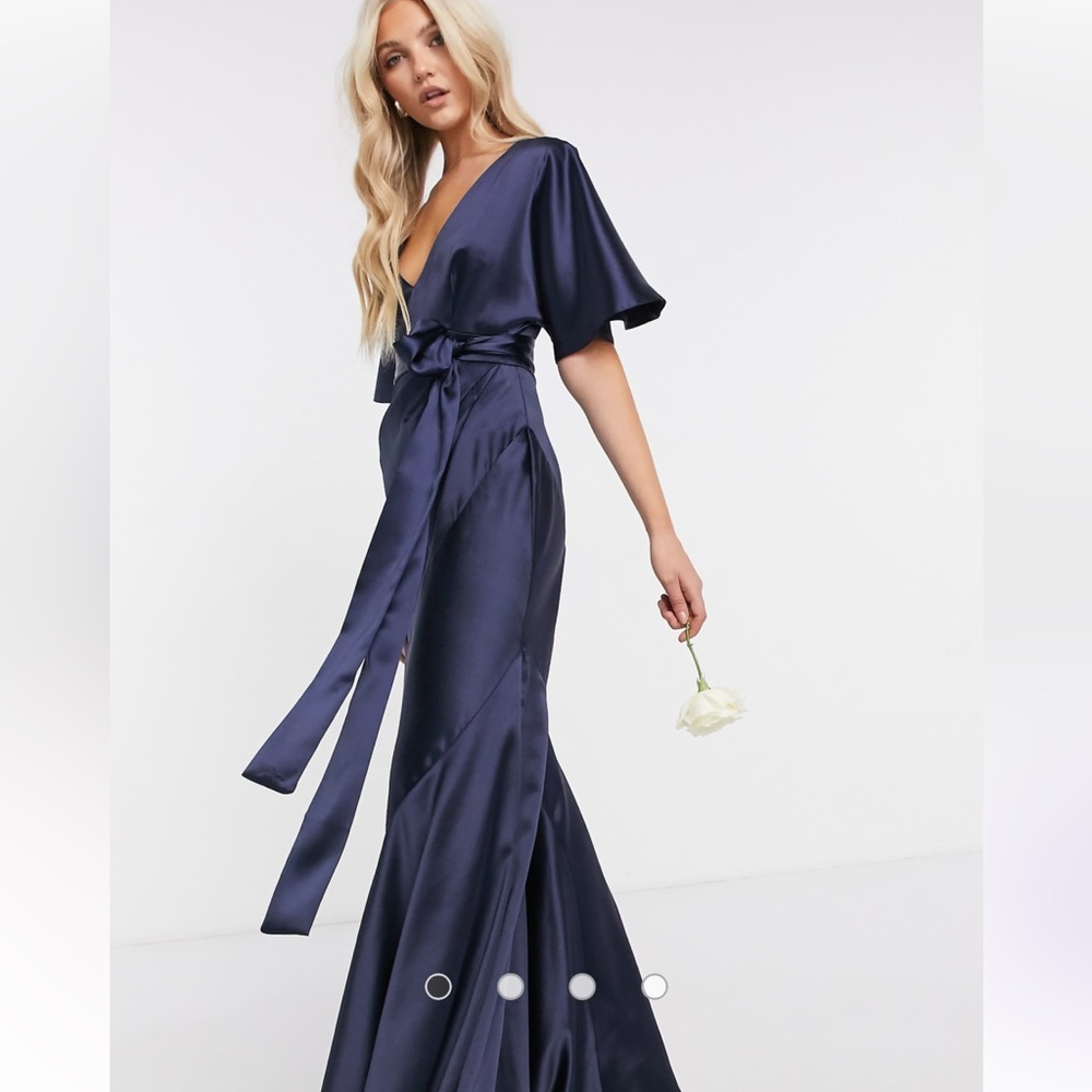 ASOS Midnight Blue Maxi Dress